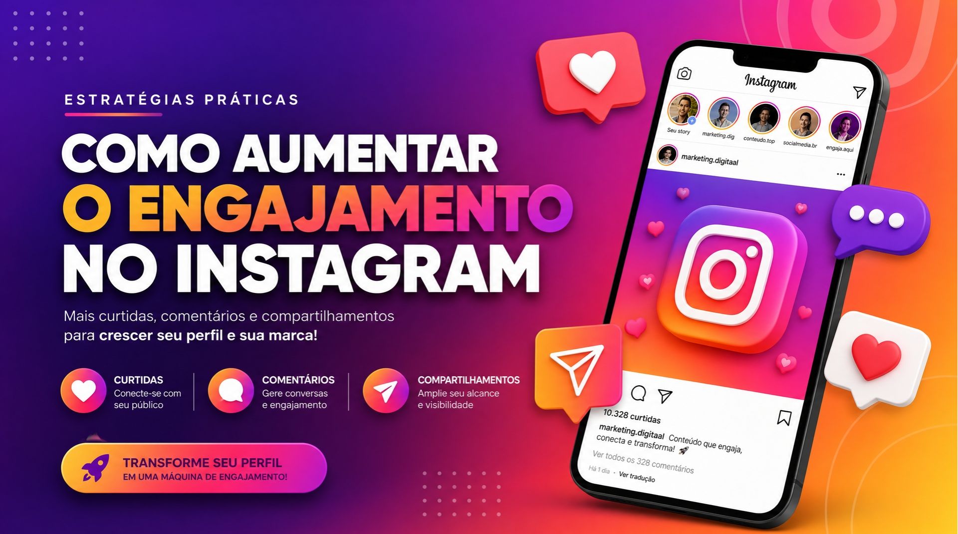 Como Aumentar o Engajamento no Instagram em 2026 Guia Completo